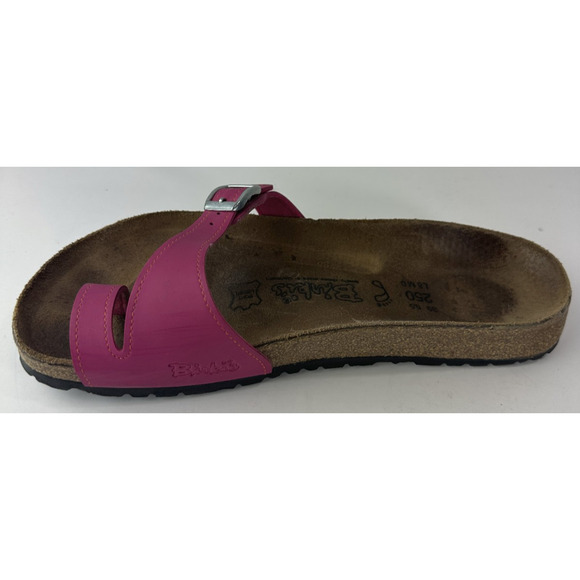 Birk's x Birkenstock Piazza Strappy Buckle Sandals Pink Slip On Womens US Size 8 - Picture 6 of 15